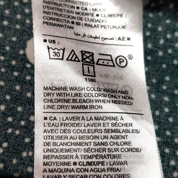 Old Navy Women's Green Dots Sleeveless Woven Swing Dress - Picture 9 of 11